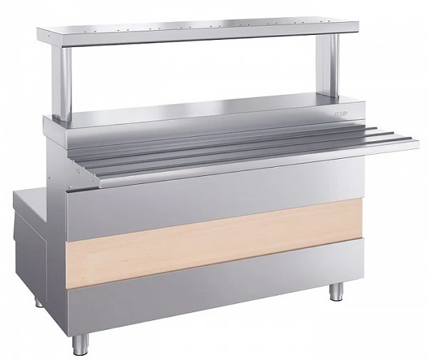 Мармит для 1-х блюд Atesy Ривьера М1-2.1120-02-О 2-х конф. без полок