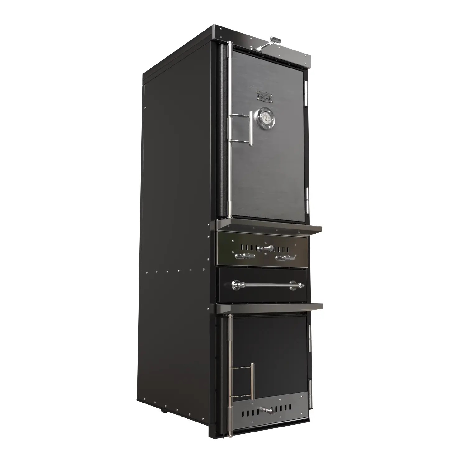 ГРИЛЬ-СМОКЕР GRILLVETT CABINET-600 (КЛАССИЧЕСКОЕ ИСПОЛНЕНИЕ, ЧЕРНЫЙ)