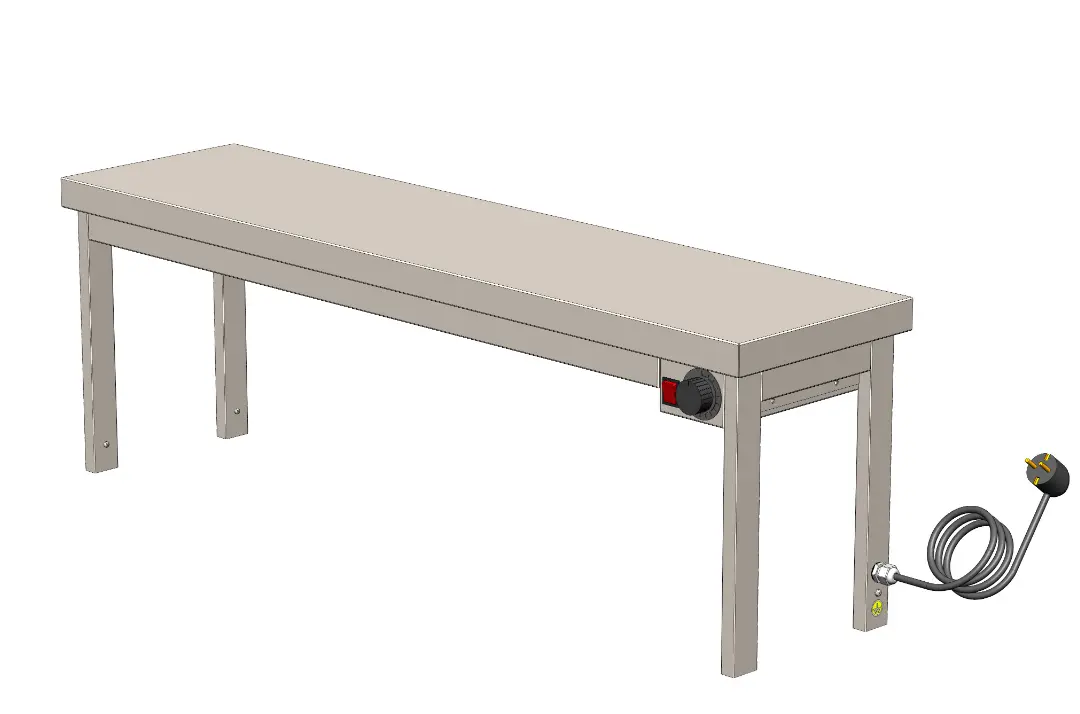 Полка настольная тепловая одноярусная THS1 10/4/4