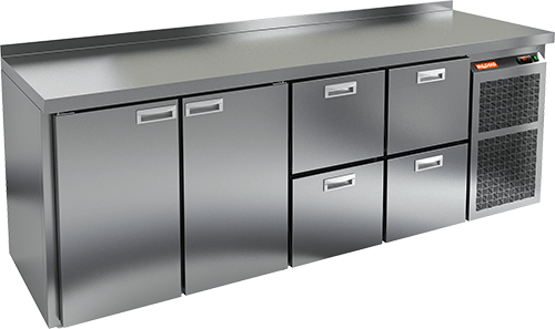 СТОЛ С МОРОЗИЛЬНЫМ ШКАФОМ HICOLD BN 1122 BR2 BT (R290)