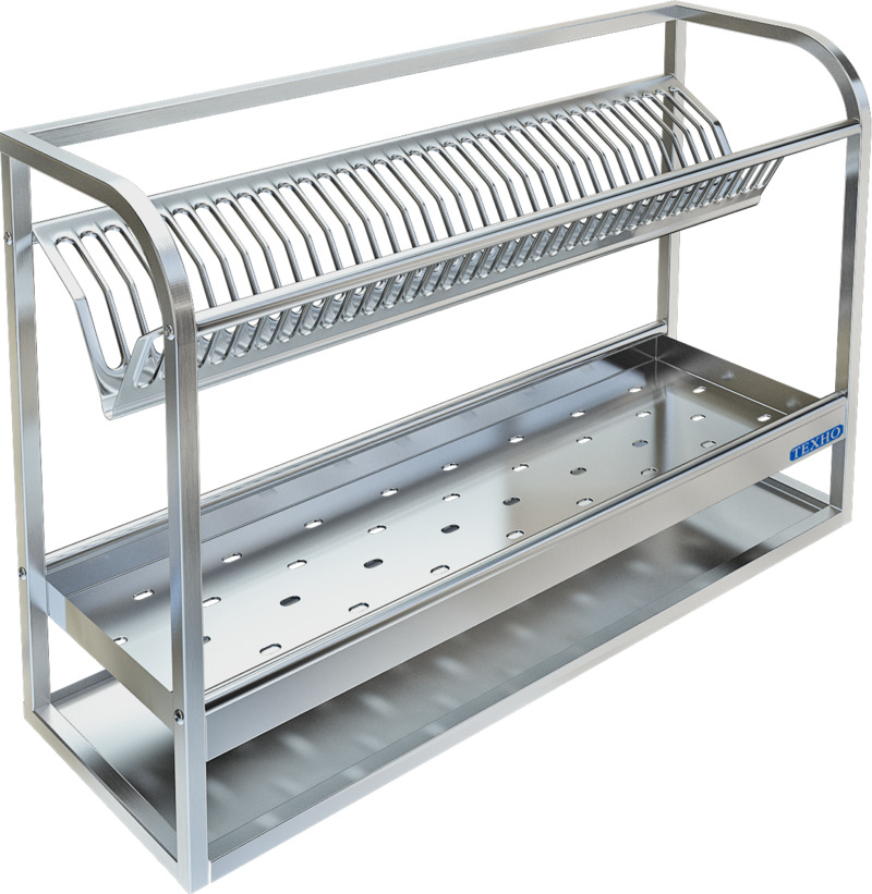 ПОЛКА НАВЕСНАЯ ПН-328/900 Б ДЛЯ СУШКИ ПОСУДЫ