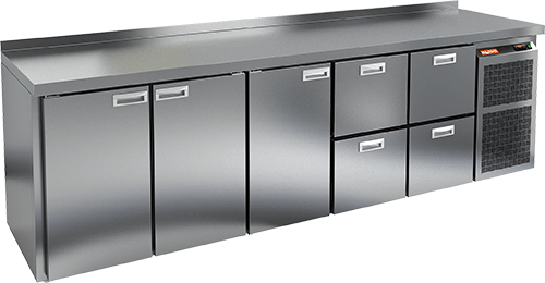 СТОЛ С МОРОЗИЛЬНЫМ ШКАФОМ HICOLD SN 11122 BR2 BT (R290)