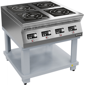 Плита индукционная тип ПИ, модель ПИ49П–5,0 без воздуховода, на крашеной подставке