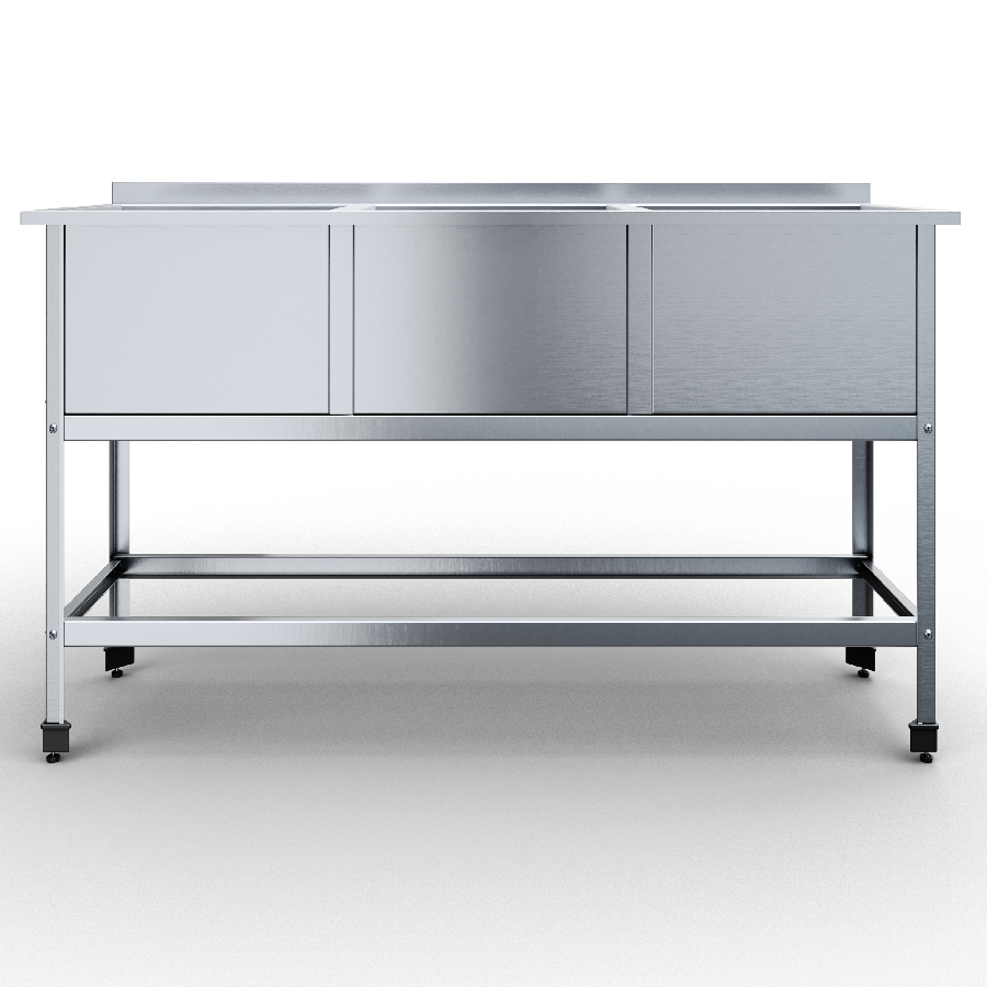 Ванна моечная RADA ВМСВПЧ-3-13,1/4,8/8,5