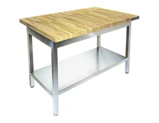 Стол производственный СП-323/1508 (кондитерский, столешница бук и каркас н/с 304)