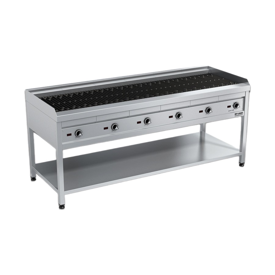 ГРИЛЬ ЭЛЕКТРИЧЕСКИЙ ЛАВОВЫЙ ETK-BST6 "МАРТИН" АРТ. №6411461