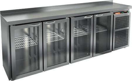 СТОЛ C ОХЛ.ШКАФОМ С СТЕКЛ.ДВЕР.HICOLD BNG 1111 BR2 HT