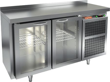 СТОЛ C ОХЛ.ШКАФОМ С СТЕКЛ.ДВЕР.HICOLD BNG 11 HT