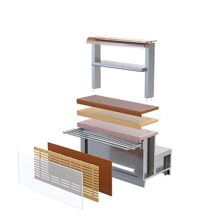 Мармит для 1-х блюд Atesy Регата М1.2-1370-02 2-х конф.