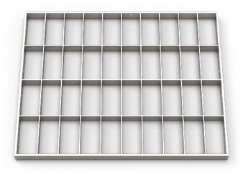 Vitella S.r.I.unip. Решетка на 40 ячеек (50х100мм) д/маш. тестоделит. серии SQG