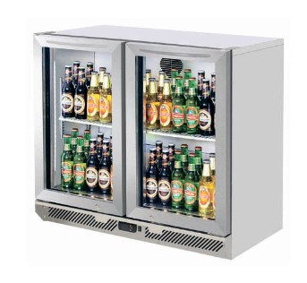ШКАФ ХОЛОДИЛЬНЫЙ БАРНЫЙ СО СТЕКЛ. ДВЕР. TURBOAIR TB9-2G-SL-800