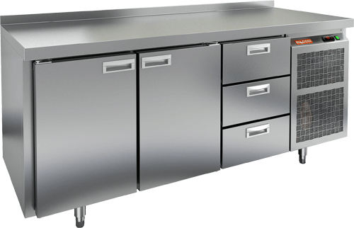 СТОЛ С МОРОЗИЛЬНЫМ ШКАФОМ HICOLD BN 113/BT (R290)