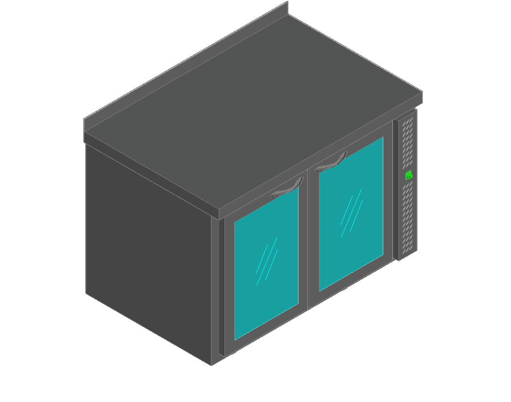 СТОЛ С ОХЛ.ШКАФОМ С СТЕКЛ.ДВЕР.HICOLD GNG 11 HT P  БЕЗ АГРЕГАТА