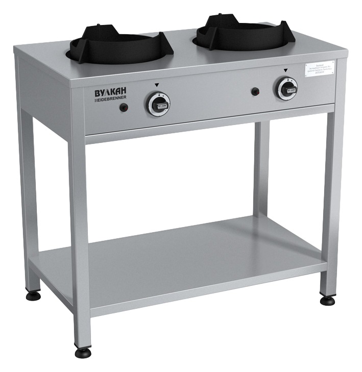 Вок-плита газовая Вулкан-Heidebrenner мод. KSB 02,  арт. 8176