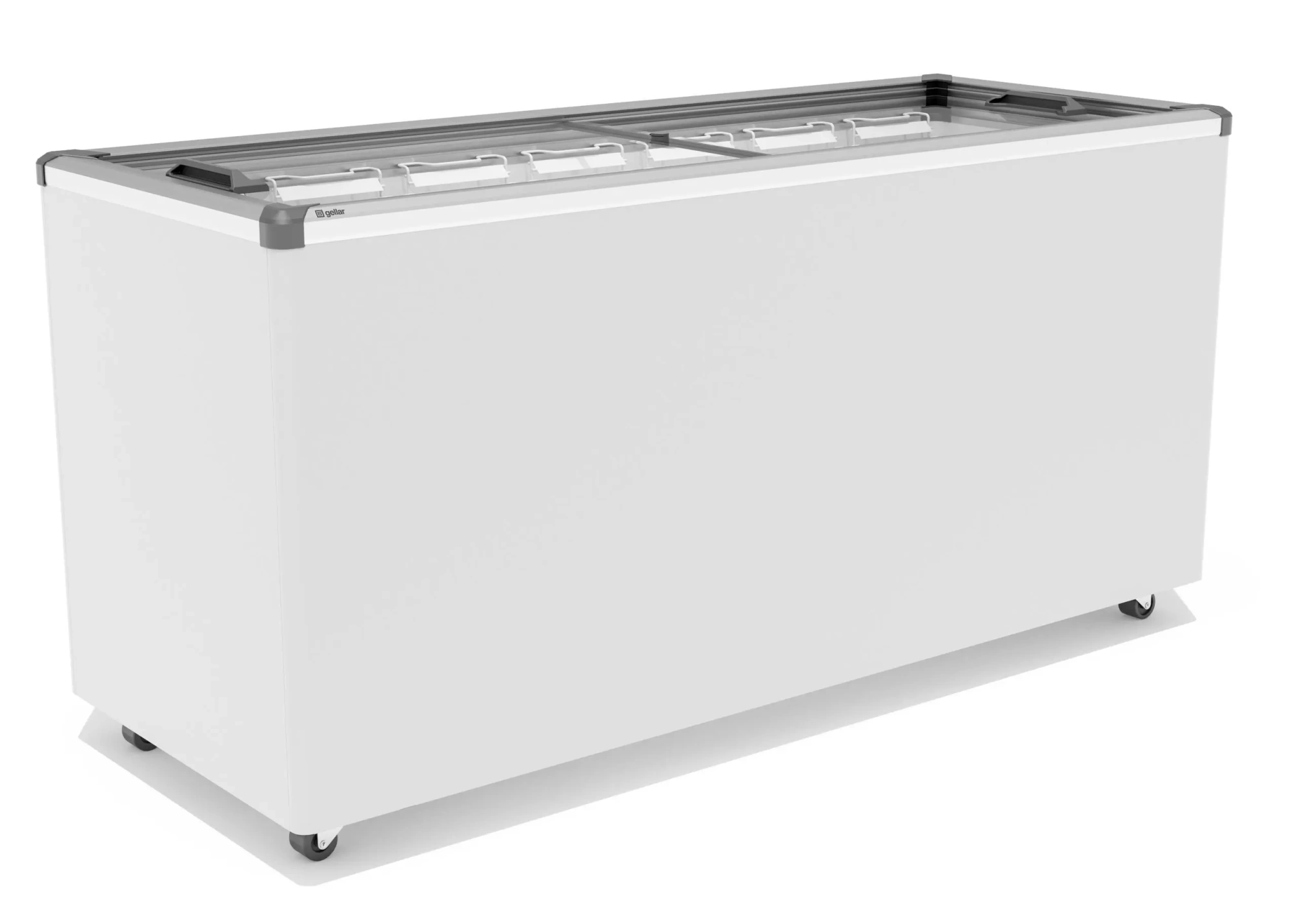 Ларь низкотемпературный Gellar серии CLASSIC, FG 600 C, серый v25