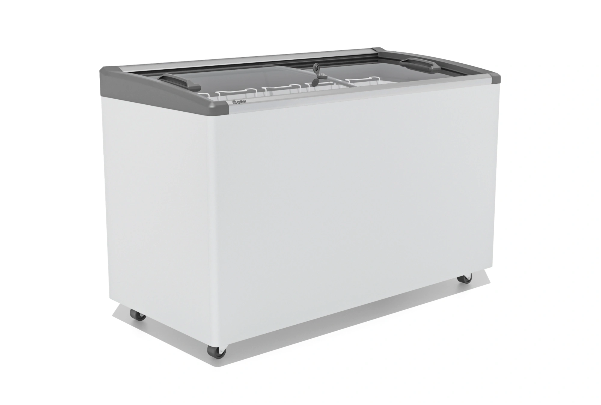 Морозильный ларь Gellar FG 400 E серый