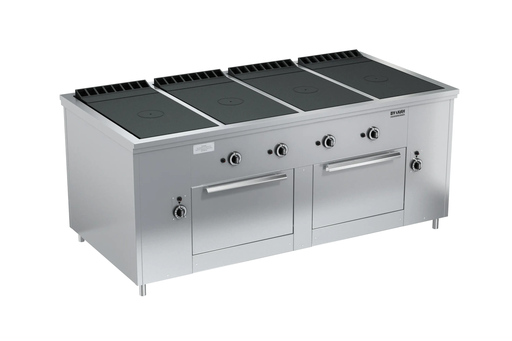 Газовая плита «Вулкан-Heidebrenner» ПРГ-IIA-4С 2ДШ Maxi, арт. 82432