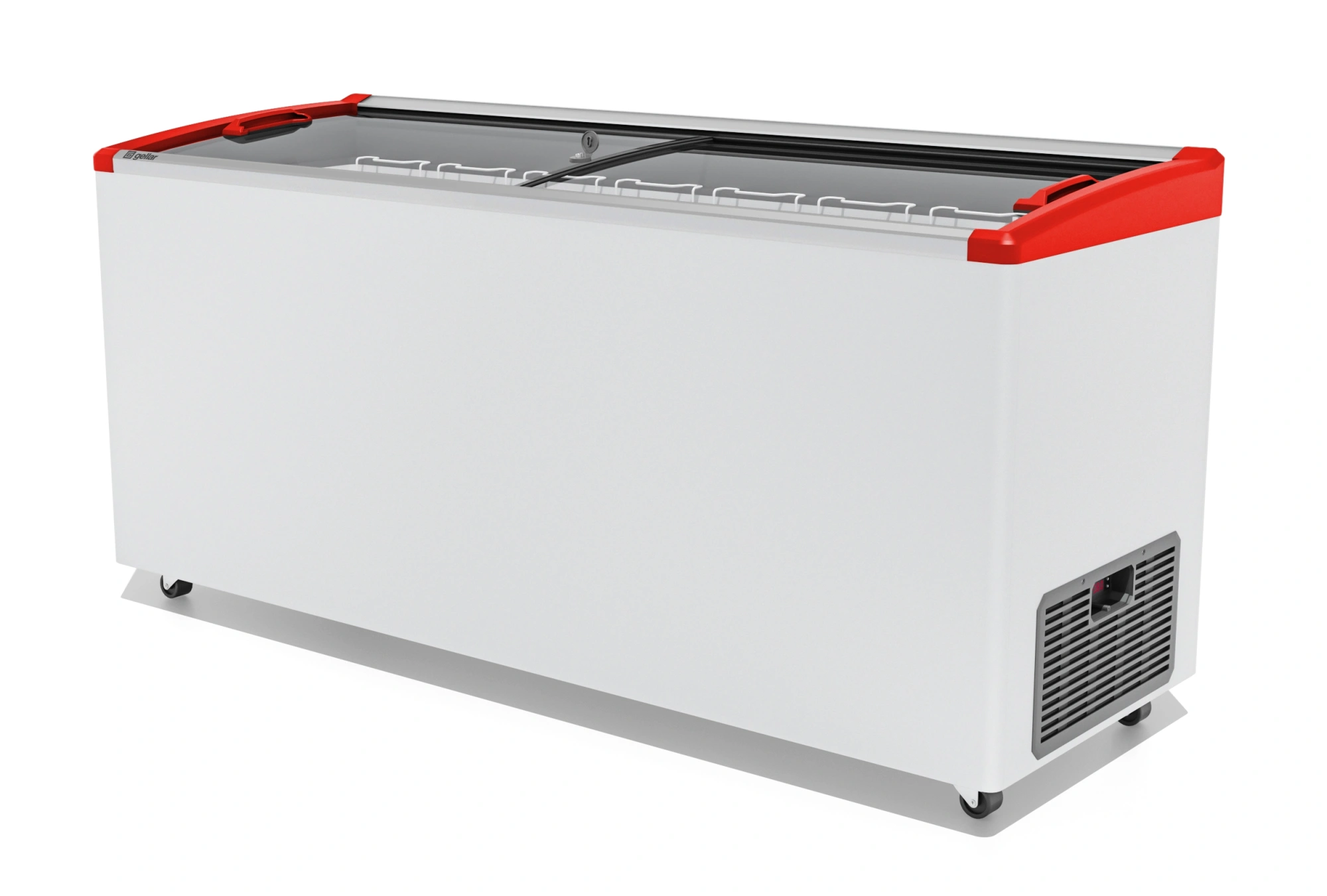 Морозильник горизонтальный т.м. GELLAR серия ELEGANCE, модель FG 600 E (красный)