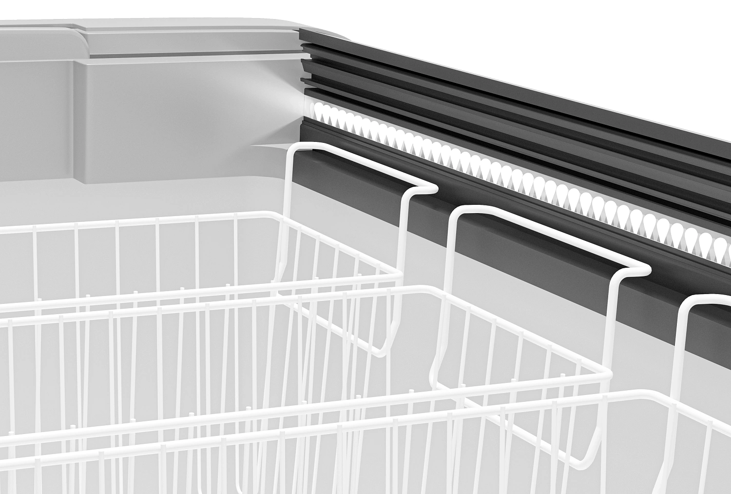 Морозильный ларь Gellar FG 250 C (FG 200 C) серый