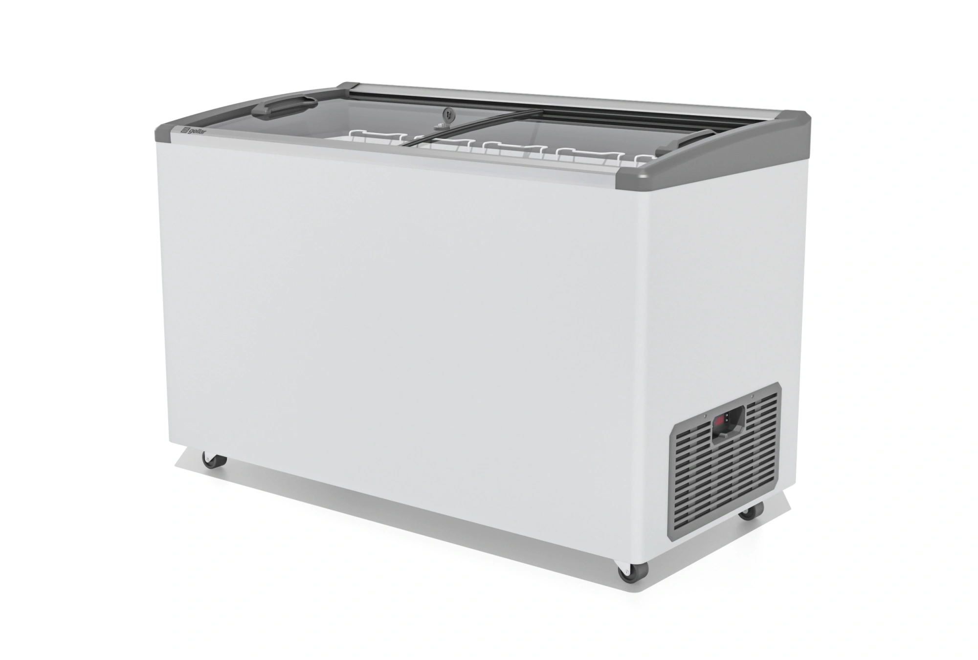 Морозильный ларь Gellar FG 400 E серый