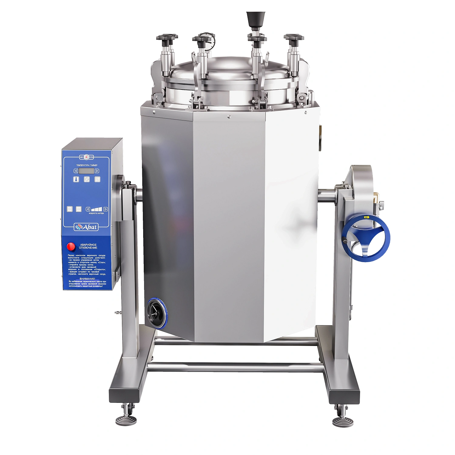 Котел пищеварочный Abat КПЭМ-60А (автоклав)
