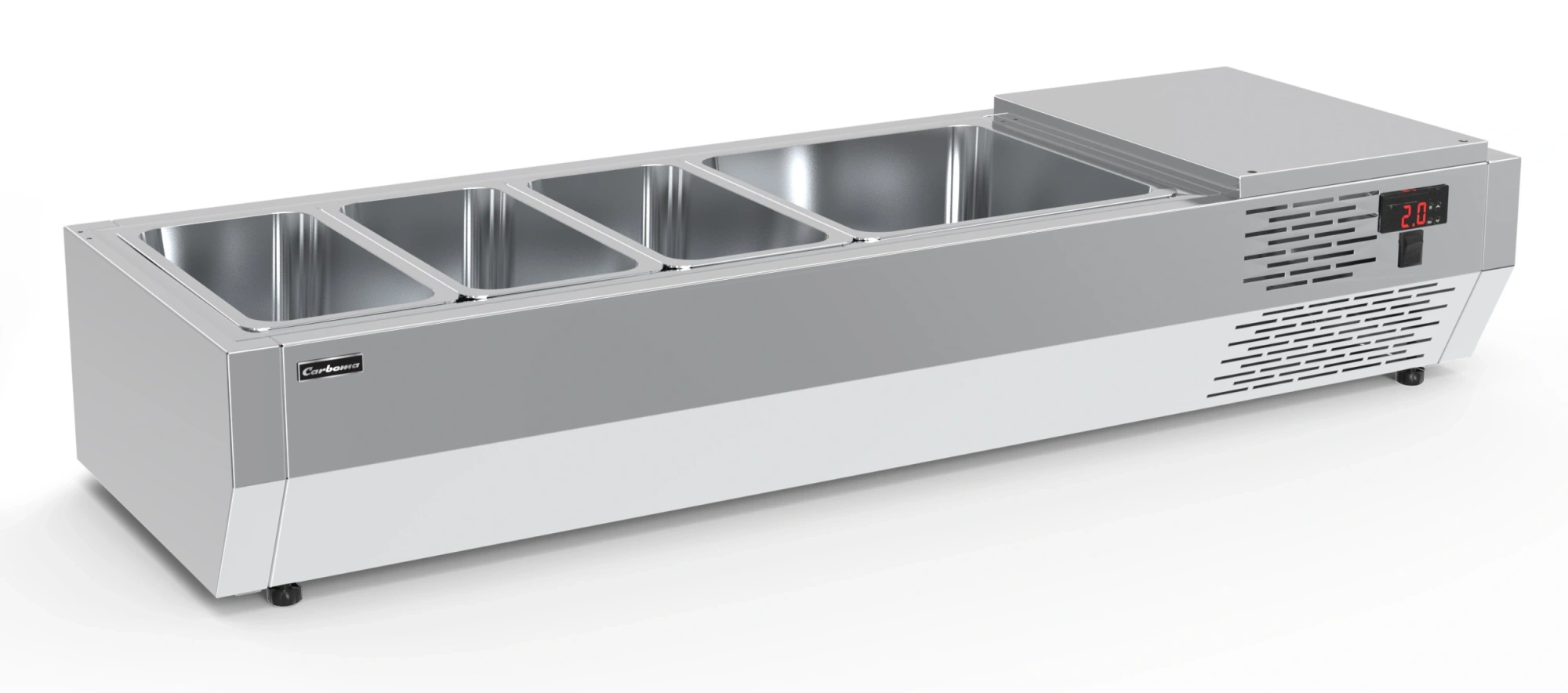 Холодильная витрина для ингредиентов Полюс A40 SM 1,2 (VT2-G (GN1/3))