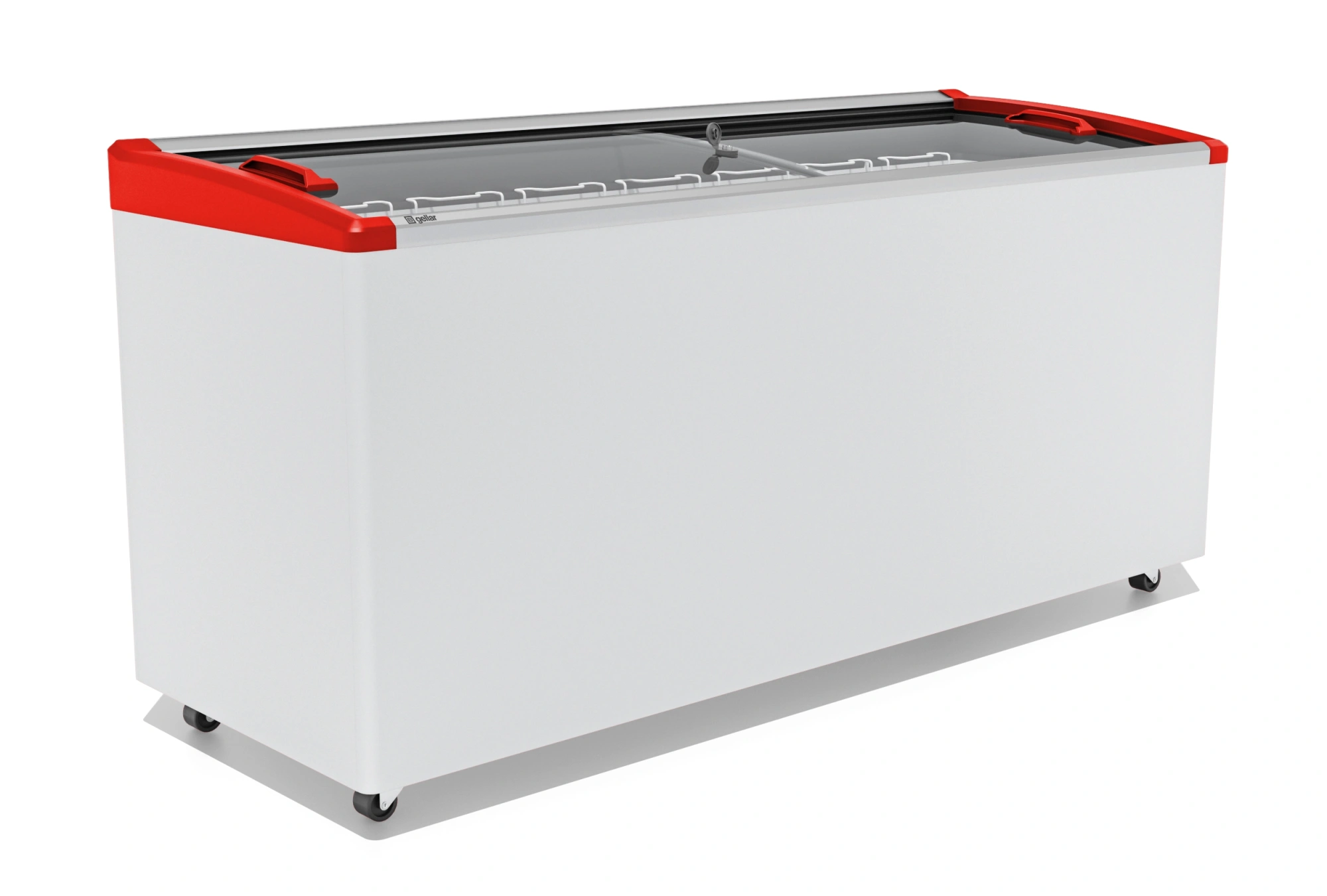 Морозильник горизонтальный т.м. GELLAR серия ELEGANCE, модель FG 600 E (красный)