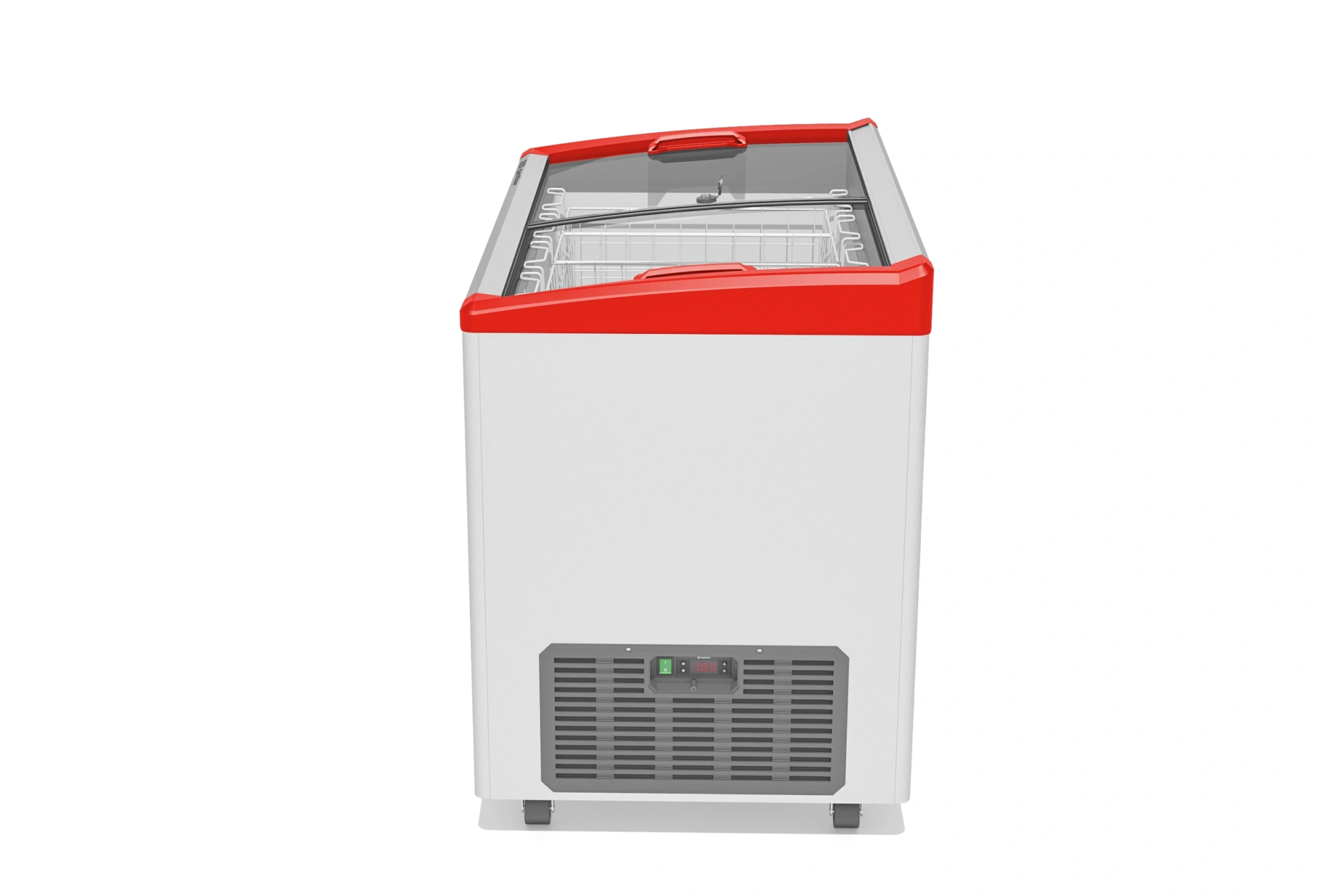 Морозильник горизонтальный т.м. GELLAR серия ELEGANCE, модель FG 350 E (красный)